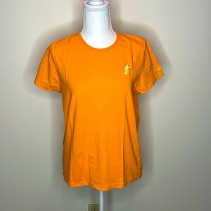 Disney Orange Crew Neck Short Sleeve Tee. Large. Y2K